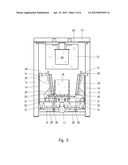 APPARATUS FOR VACUUM FOAMING CONTAINERS FOR REFRIGERATION diagram and image