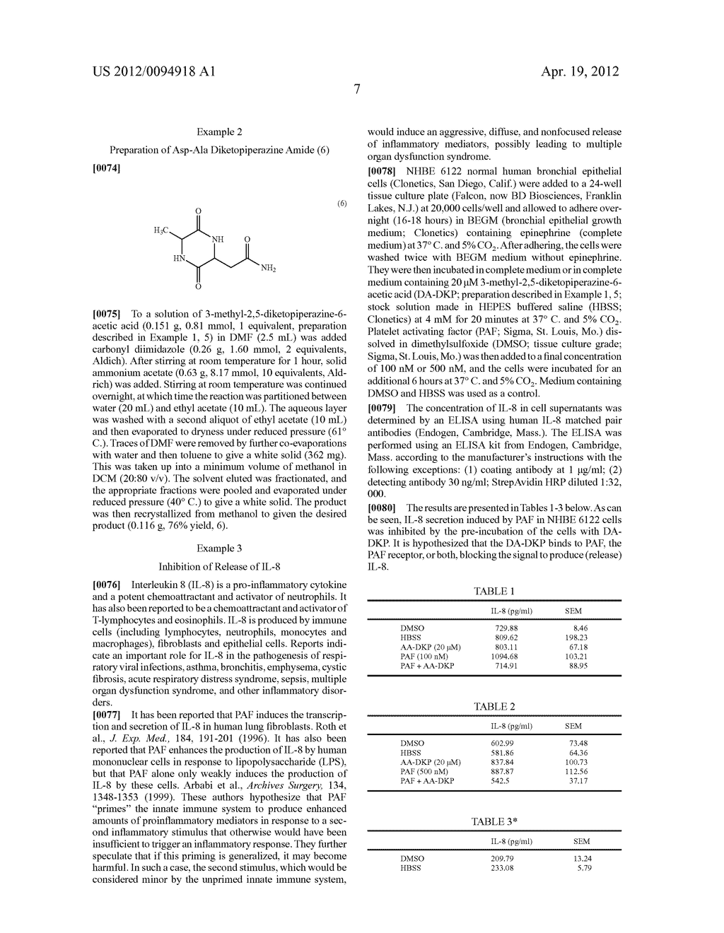 METHOD OF USING DIKETOPIPERAZINES AND COMPOSITION CONTAINING THEM - diagram, schematic, and image 08