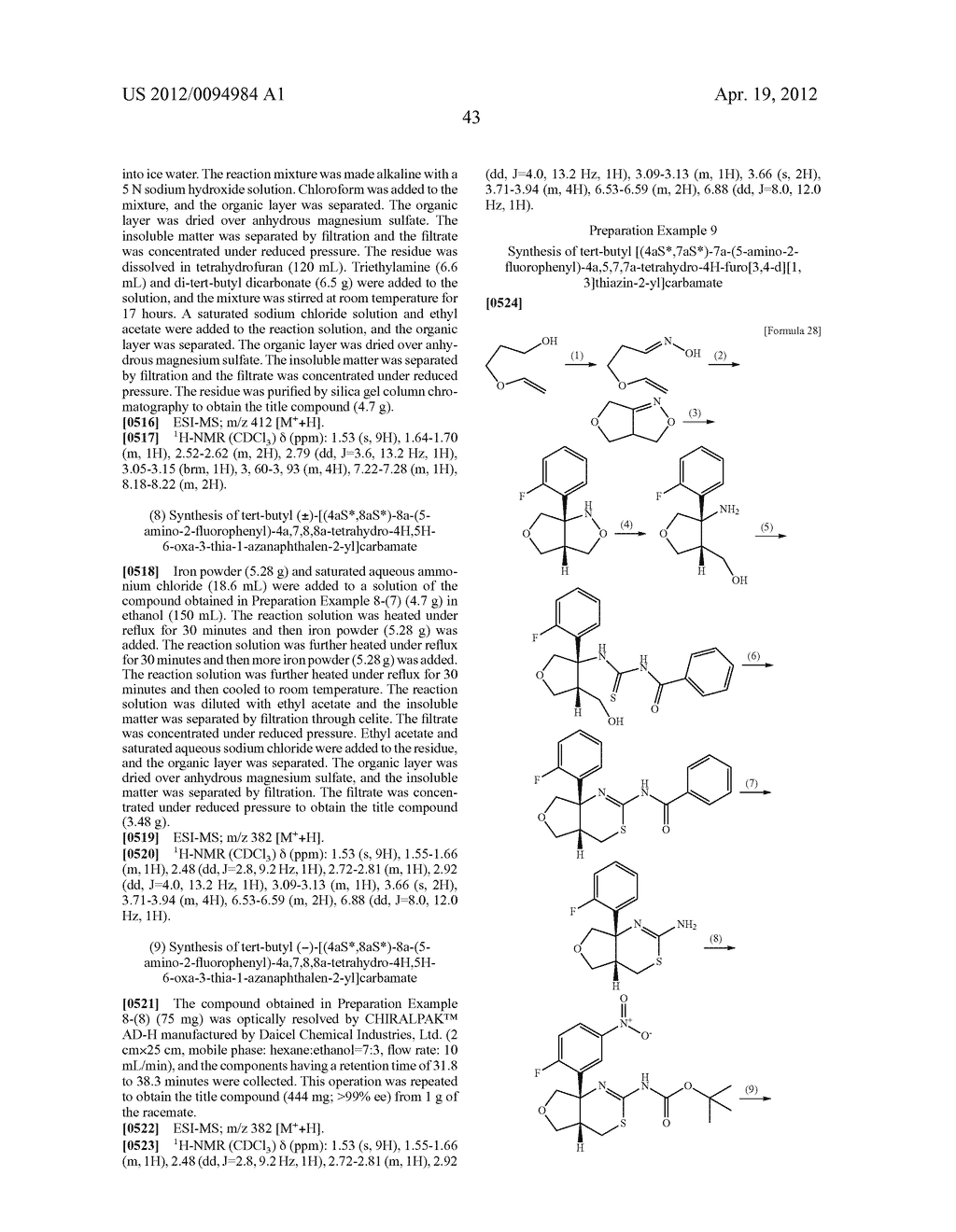 FUSED AMINODIHYDROTHIAZINE DERIVATIVES - diagram, schematic, and image 44