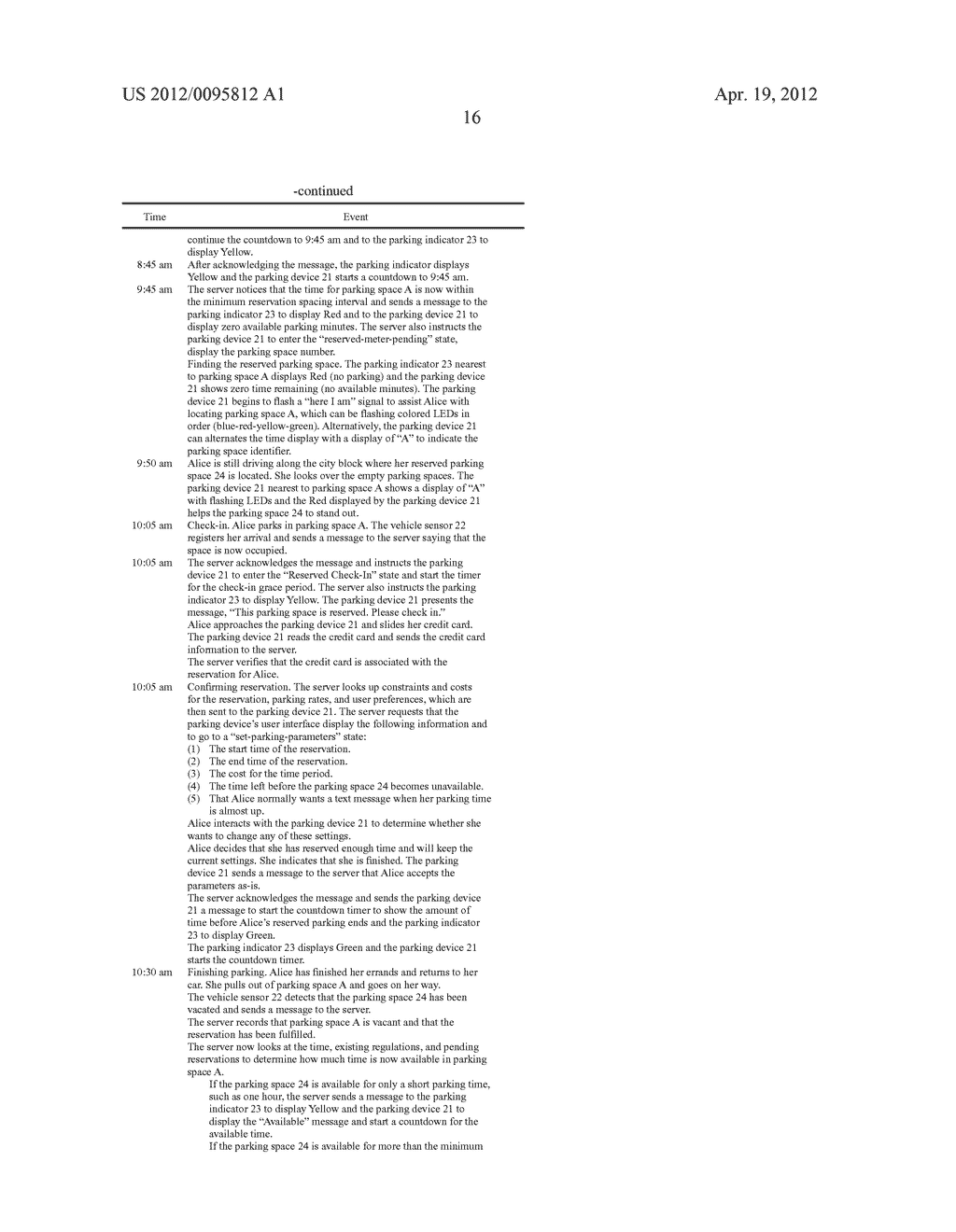 Computer-Implemented System And Method For Offering Residential Parking     Reservations - diagram, schematic, and image 39