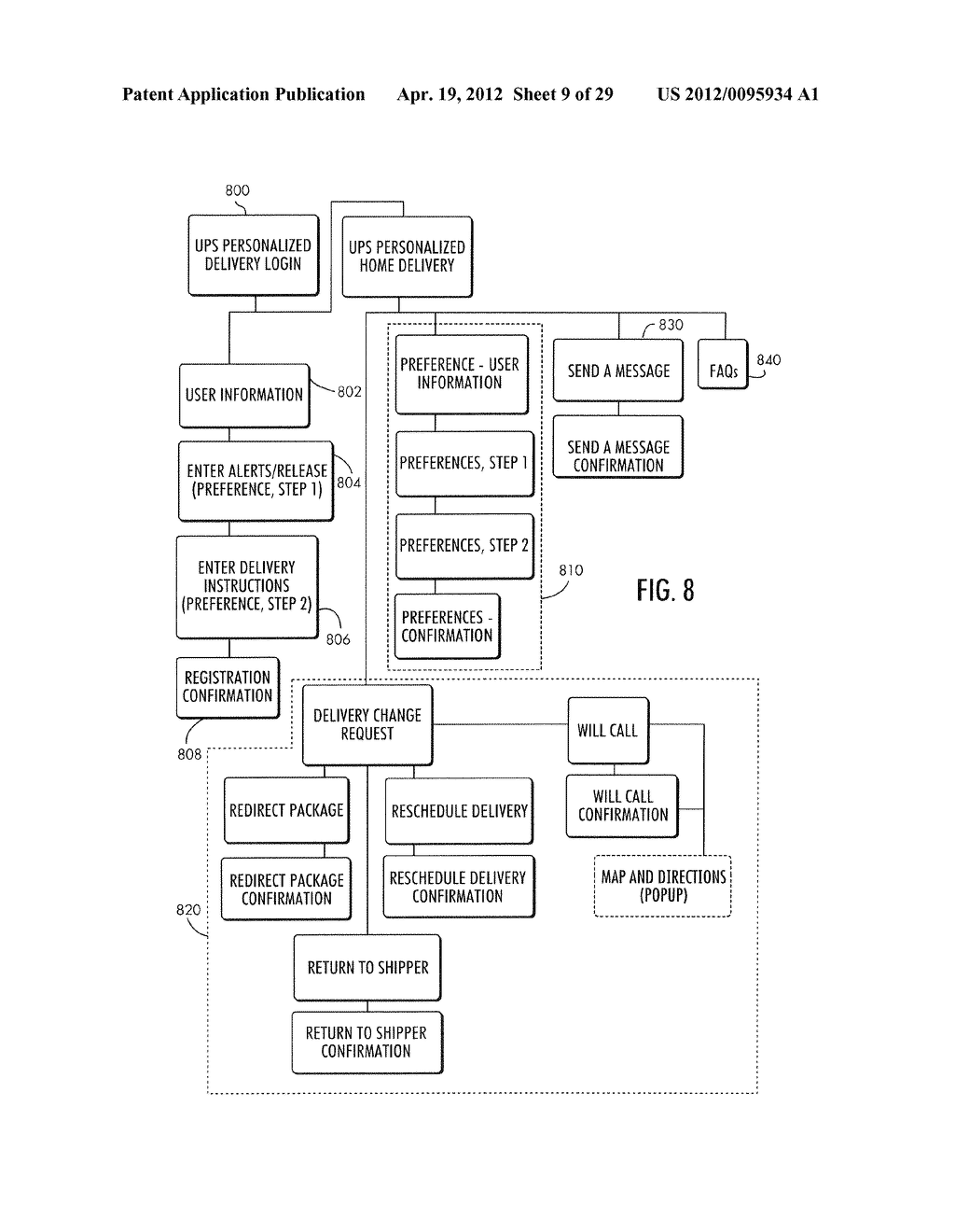 SYSTEMS AND METHODS FOR PROVIDING PERSONALIZED DELIVERY SERVICES - diagram, schematic, and image 10