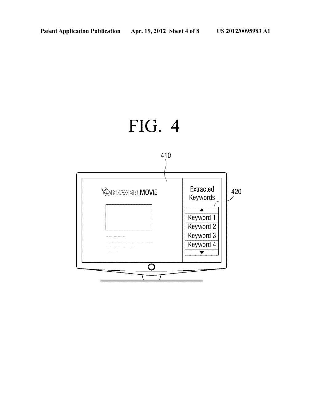 METHOD OF PROVIDING SEARCH SERVICE AND DISPLAY DEVICE APPLYING THE SAME - diagram, schematic, and image 05