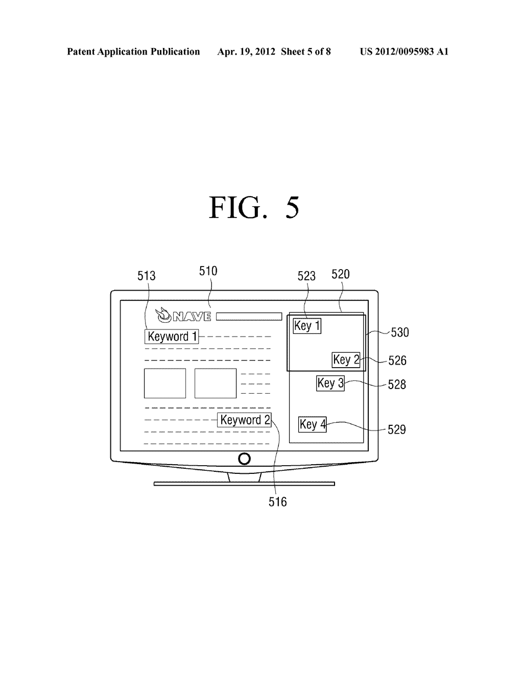 METHOD OF PROVIDING SEARCH SERVICE AND DISPLAY DEVICE APPLYING THE SAME - diagram, schematic, and image 06