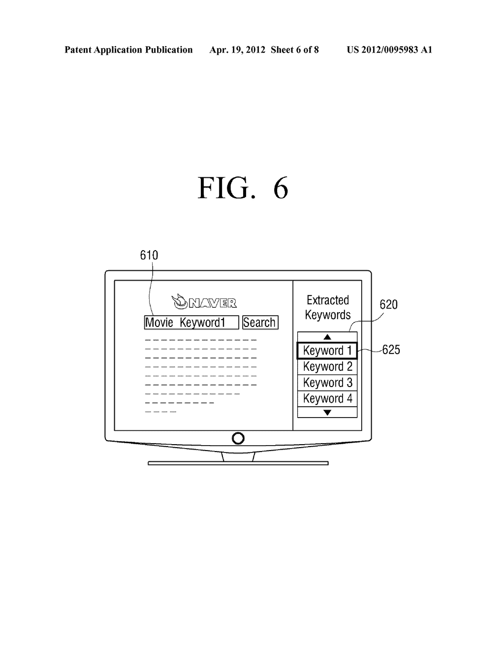 METHOD OF PROVIDING SEARCH SERVICE AND DISPLAY DEVICE APPLYING THE SAME - diagram, schematic, and image 07