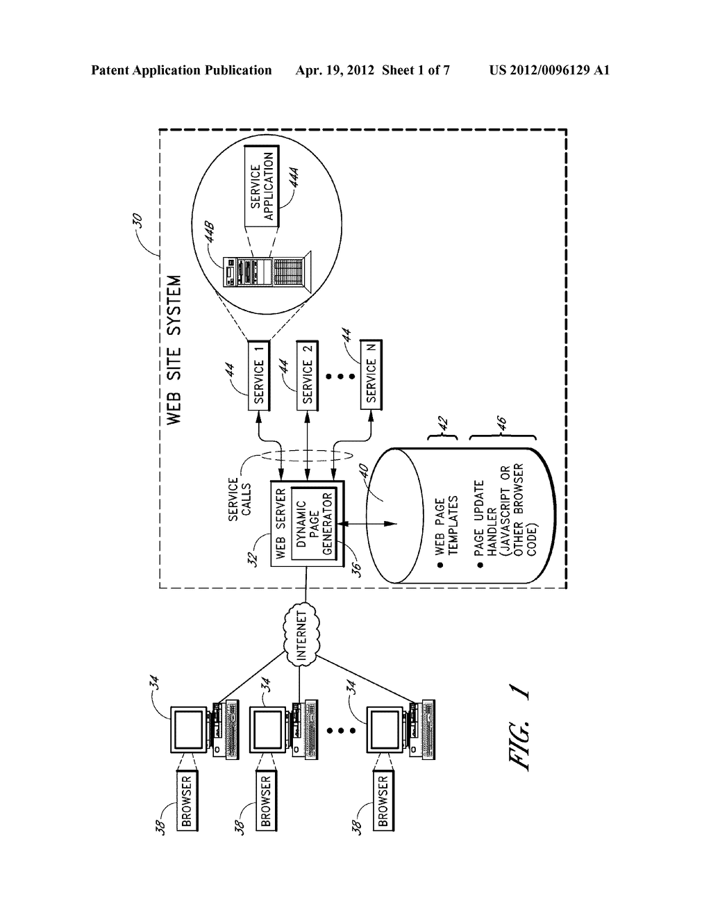 SYSTEM AND METHODS FOR UPDATING CLIENT-SIDE DISPLAYS OF PAGES - diagram, schematic, and image 02