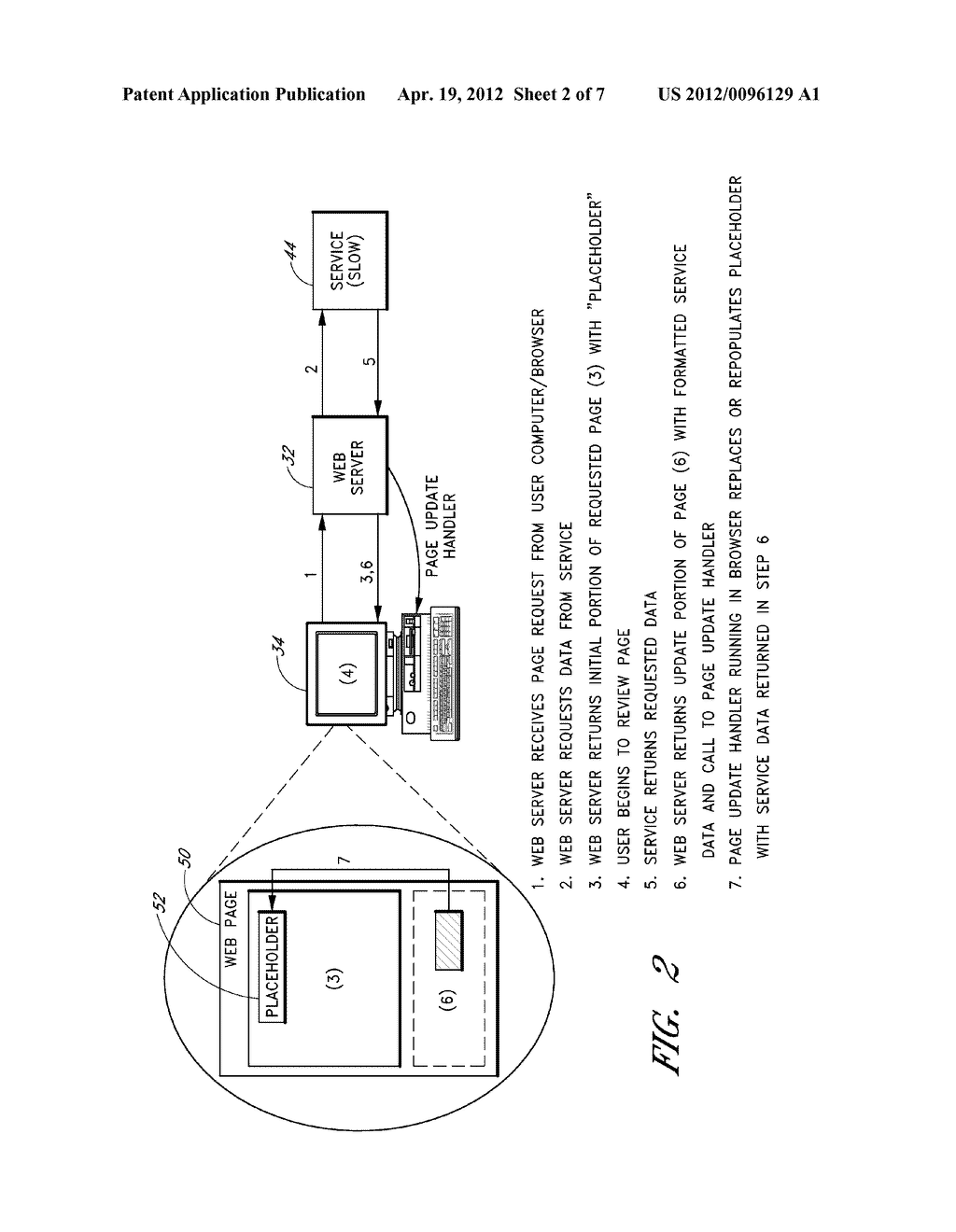 SYSTEM AND METHODS FOR UPDATING CLIENT-SIDE DISPLAYS OF PAGES - diagram, schematic, and image 03
