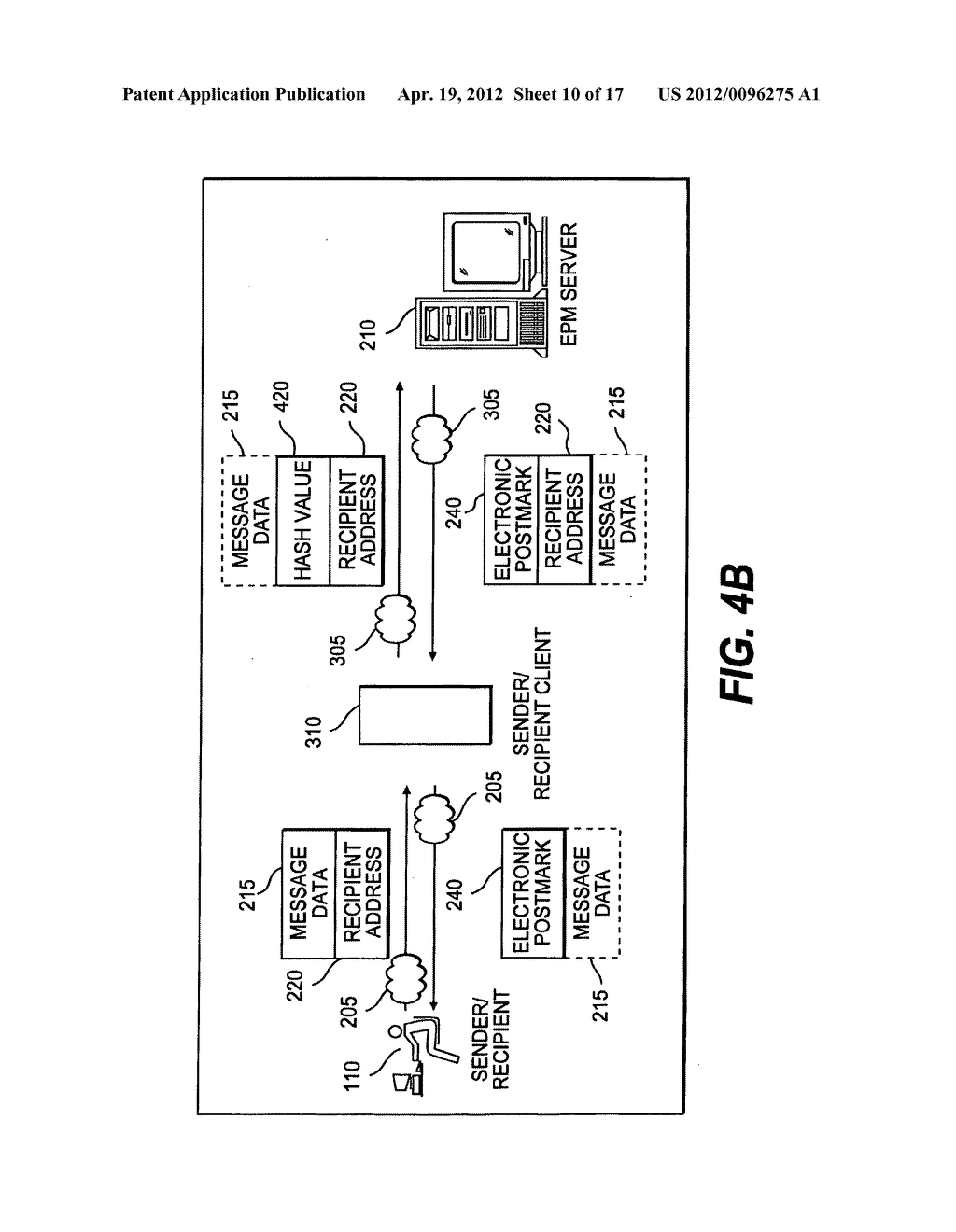 SYSTEMS AND METHODS FOR AUTHENTICATING AN ELECTRONIC MESSAGE - diagram, schematic, and image 11