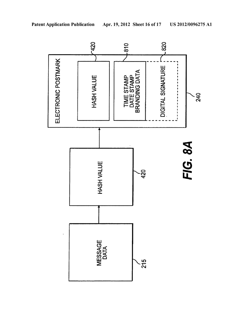 SYSTEMS AND METHODS FOR AUTHENTICATING AN ELECTRONIC MESSAGE - diagram, schematic, and image 17