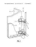 ASSEMBLY FOR THE TEMPORARY ATTACHMENT OF A VERTICAL MASONRY GUIDE TO THE     INNER LEAF OF A CAVITY WALL diagram and image