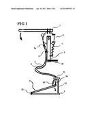 Pedal-Controlled Drumstick Device .about. The Leopold Drumstick diagram and image