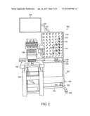 EMBROIDERY WORKSTATION UTILITY CART diagram and image