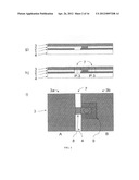 METHOD FOR THE PRODUCTION AND SERIES CONNECTION OF STRIP-SHAPED ELEMENTS     ON A SUBSTRATE diagram and image