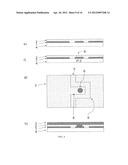 METHOD FOR THE PRODUCTION AND SERIES CONNECTION OF STRIP-SHAPED ELEMENTS     ON A SUBSTRATE diagram and image