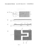 METHOD FOR THE PRODUCTION AND SERIES CONNECTION OF STRIP-SHAPED ELEMENTS     ON A SUBSTRATE diagram and image