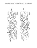 METHOD AND CONSTRUCTION FOR IMPROVED SNOW TRACTION, HIGHWAY WEAR, AND     OFF-ROAD PERFORMANCE OF A TIRE diagram and image