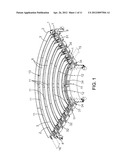 CONVEYING EQUIPMENT INCLUDING AT LEAST ONE CURVED CORRIDOR diagram and image