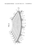 CONVEYING EQUIPMENT INCLUDING AT LEAST ONE CURVED CORRIDOR diagram and image