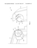 Child Stroller Apparatus Having a Tray Mounted with a Cup Holder diagram and image