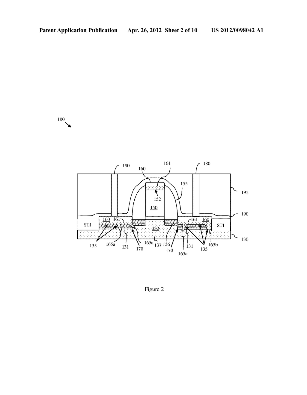 SEMICONDUCTOR DEVICE WITH REDUCED JUNCTION LEAKAGE AND AN ASSOCIATED     METHOD OF FORMING SUCH A SEMICONDUCTOR DEVICE - diagram, schematic, and image 03