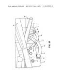 Bi-fold tonneau moving center hinge diagram and image