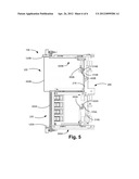 RETENTION-EXTRACTION DEVICE FOR REMOVABLE CARDS IN A CHASSIS diagram and image