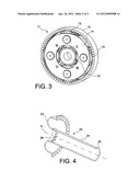 DRIVE MECHANISM FOR A PAIR OF CONTRA-ROTATING PROPELLERS THROUGH AN     EPICYCLIC GEAR TRAIN diagram and image