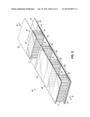 Method of Making Multi-Layered Product Having Spaced Honeycomb Core     Sections diagram and image