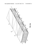 Method of Making Multi-Layered Product Having Spaced Honeycomb Core     Sections diagram and image