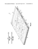 Method of Making Multi-Layered Product Having Spaced Honeycomb Core     Sections diagram and image