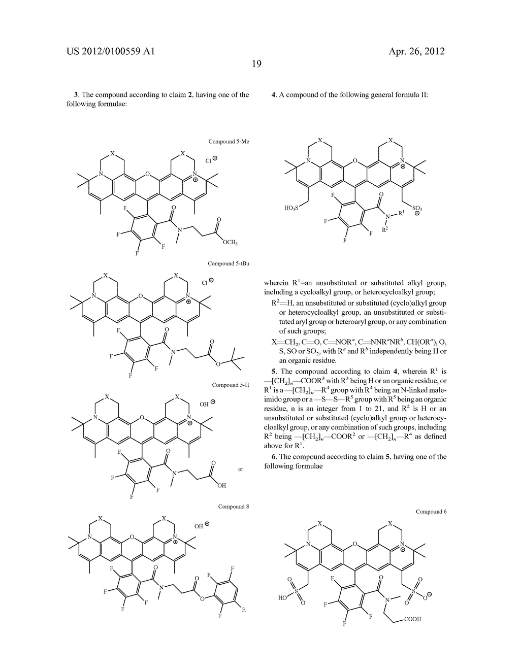 NOVEL HYDROPHILIC AND LIPOPHILIC RHODAMINES FOR LABELLING AND IMAGING - diagram, schematic, and image 25