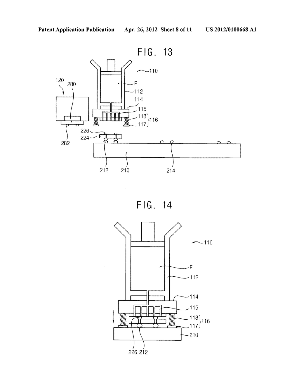 METHOD OF MANUFACTURING A FLIP CHIP PACKAGE AND APPARATUS TO ATTACH A     SEMICONDUCTOR CHIP USED IN THE METHOD - diagram, schematic, and image 09