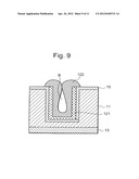 METHOD OF MANUFACTURING A SEMICONDUCTOR DEVICE INCLUDING THROUGH ELECTRODE diagram and image