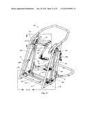 VARIED GAIT EXERCISE DEVICE WITH PIVOT BAR TRANSFER SYSTEM diagram and image