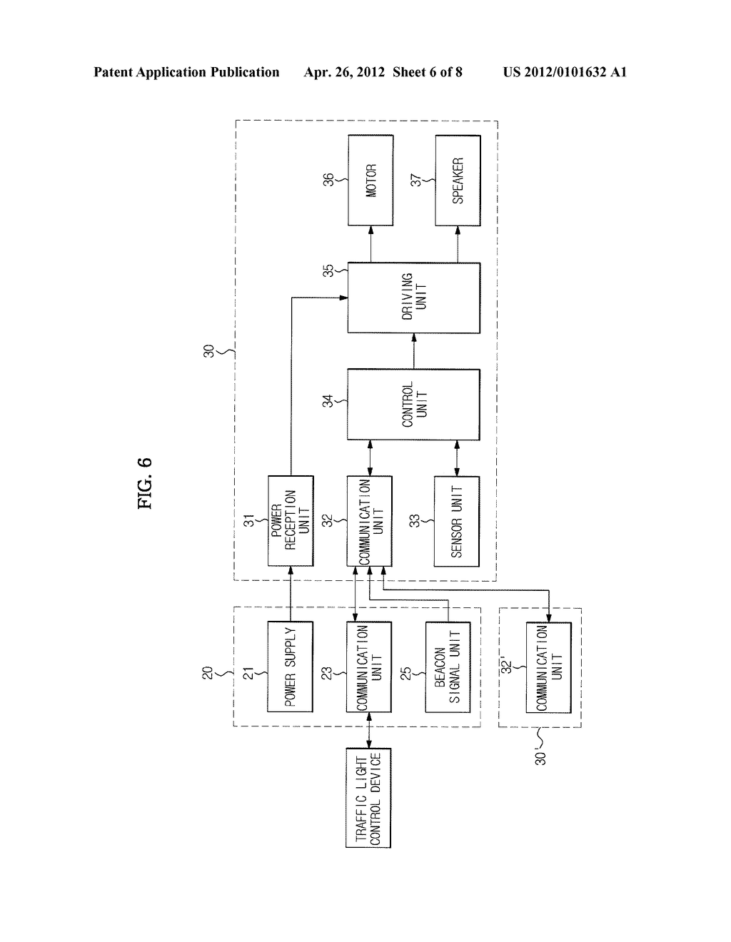 CROSSWALK WALKING ASSISTANCE SYSTEM AND METHOD OF CONTROLLING THE SAME - diagram, schematic, and image 07