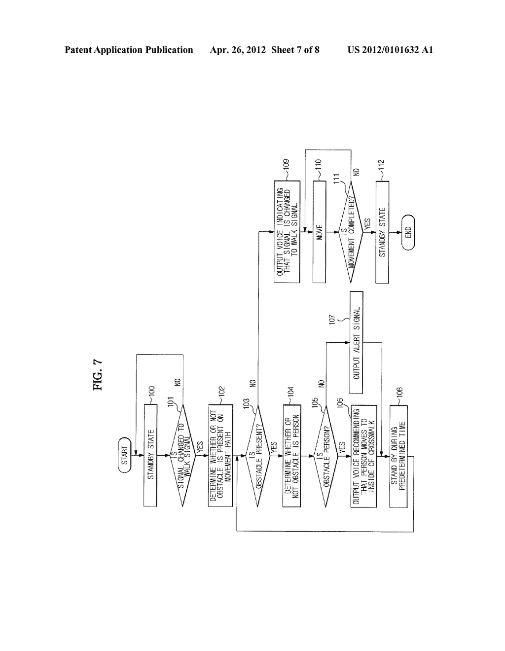 CROSSWALK WALKING ASSISTANCE SYSTEM AND METHOD OF CONTROLLING THE SAME - diagram, schematic, and image 08