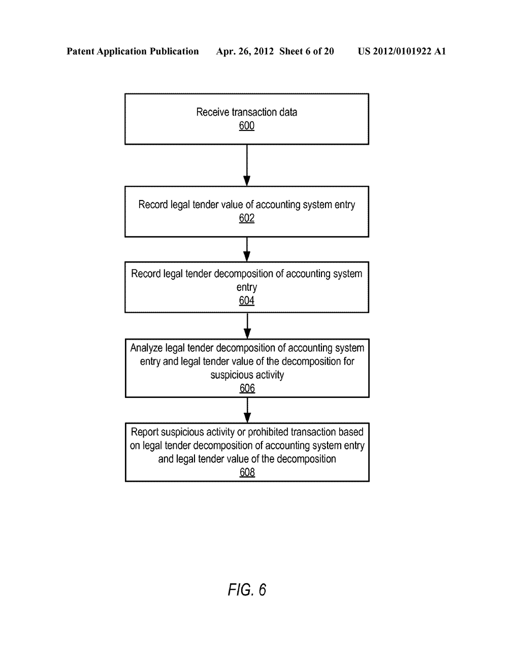 Methods and Apparatus for Recording Legal Tender Decomposition of     Accounting System Entries - diagram, schematic, and image 07