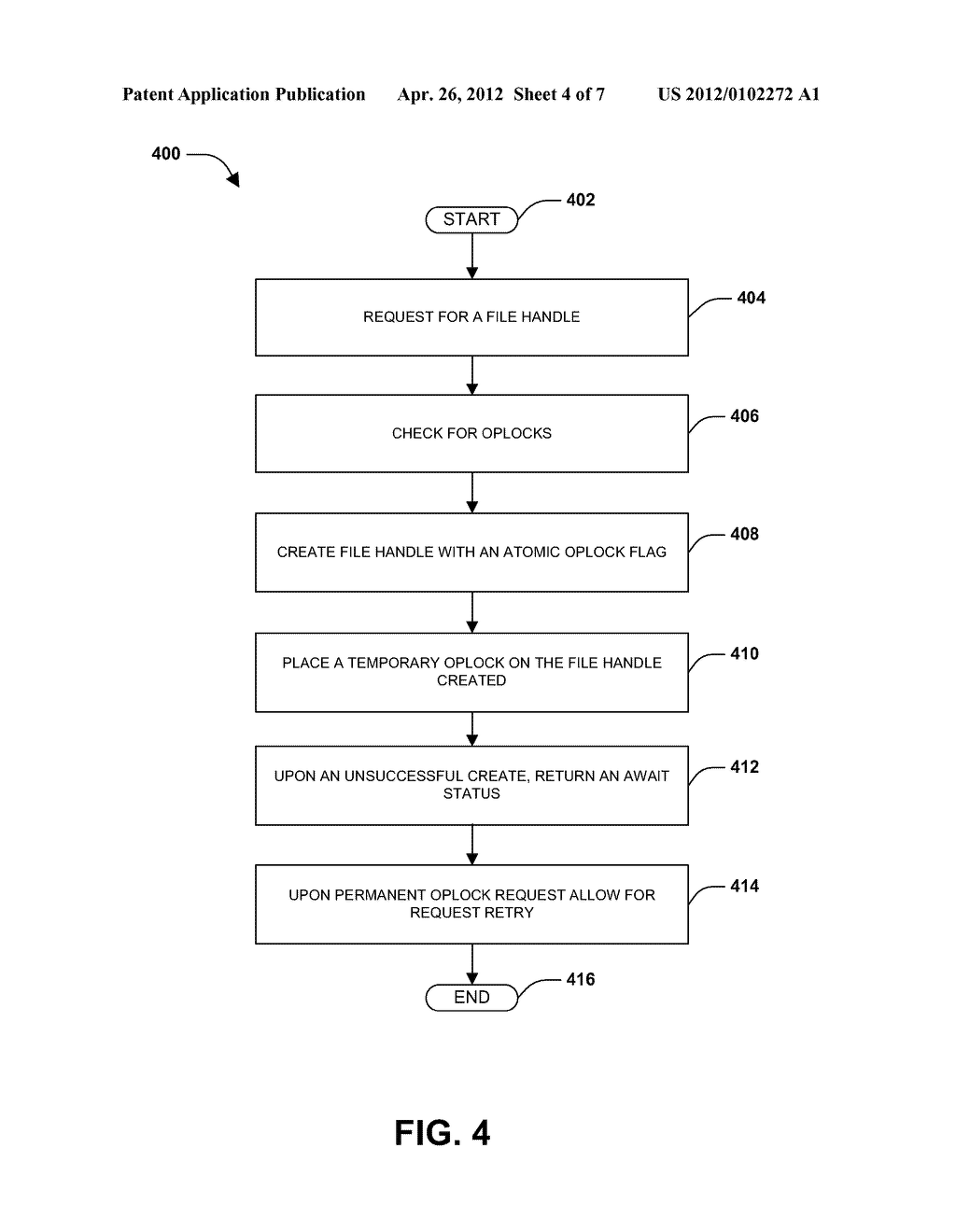 EFFICIENT FILE MANAGEMENT THROUGH GRANULAR OPPORTUNISTIC LOCKING - diagram, schematic, and image 05