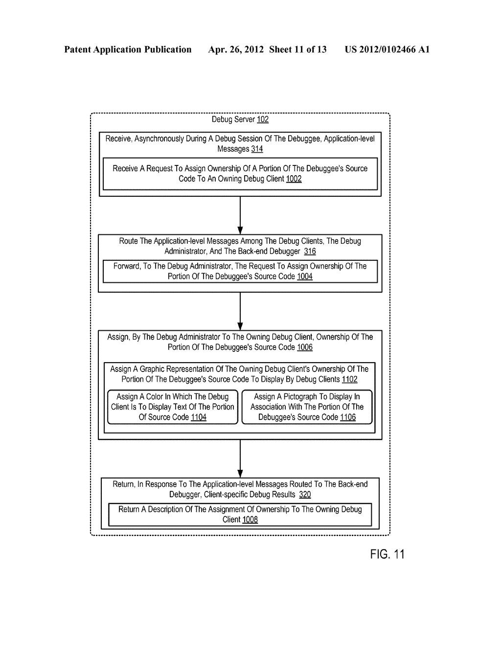 Collaborative Software Debugging In A Distributed System With Graphic     Representation Of Source Code Ownership Assignments - diagram, schematic, and image 12