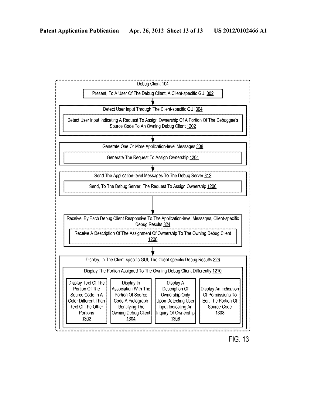 Collaborative Software Debugging In A Distributed System With Graphic     Representation Of Source Code Ownership Assignments - diagram, schematic, and image 14