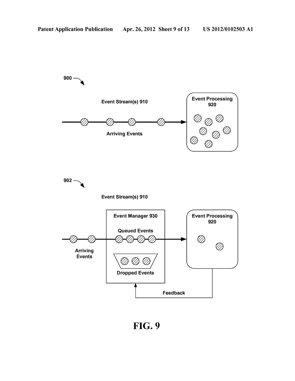 Green computing via event stream management - diagram, schematic, and image 10