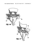 PRINTABLE FACIAL MASK AND PRINTABLE FACIAL MASK SYSTEM WITH ENHANCED     PERIPHERAL VISIBILITY diagram and image