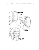 PRINTABLE FACIAL MASK AND PRINTABLE FACIAL MASK SYSTEM WITH ENHANCED     PERIPHERAL VISIBILITY diagram and image