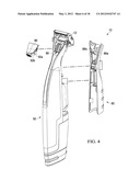 APPLICATOR WITH A BAFFLE FOR A HAIR REMOVAL DEVICE diagram and image