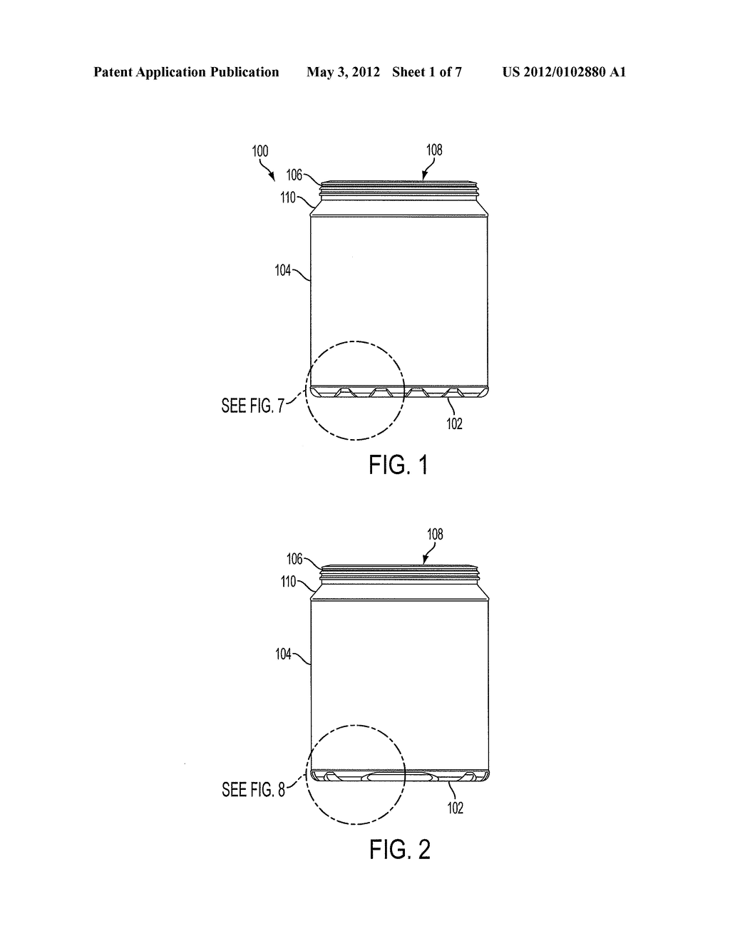 PLASTIC CONTAINER WITH REINFORCED BASE AND CLOSURE AND SYSTEM AND METHOD     OF MAKING SAME - diagram, schematic, and image 02