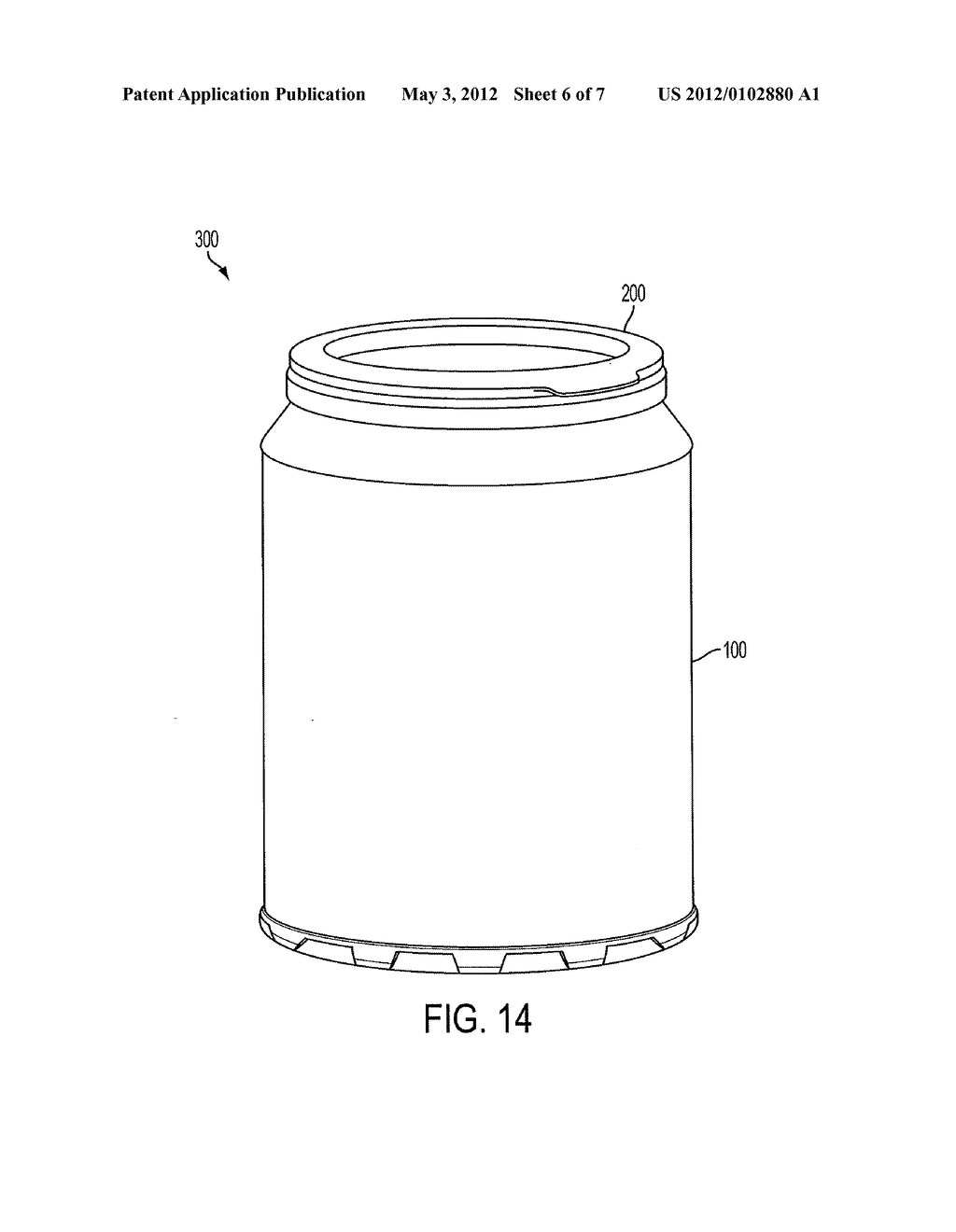 PLASTIC CONTAINER WITH REINFORCED BASE AND CLOSURE AND SYSTEM AND METHOD     OF MAKING SAME - diagram, schematic, and image 07