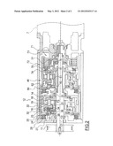 TRANSMISSION DEVICE FOR AN AUXILIARY OR ACCESSORY OF A VARIABLE-SPEED     ENGINE, AN ENGINE EQUIPPED THEREWITH AND USES THEREOF diagram and image
