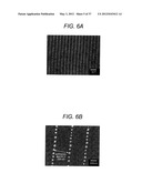 METHOD FOR FABRICATING A LASER-INDUCED SURFACE NANOARRAY STRUCTURE, AND     DEVICE STRUCTURE FABRICATED USING SAID METHOD diagram and image