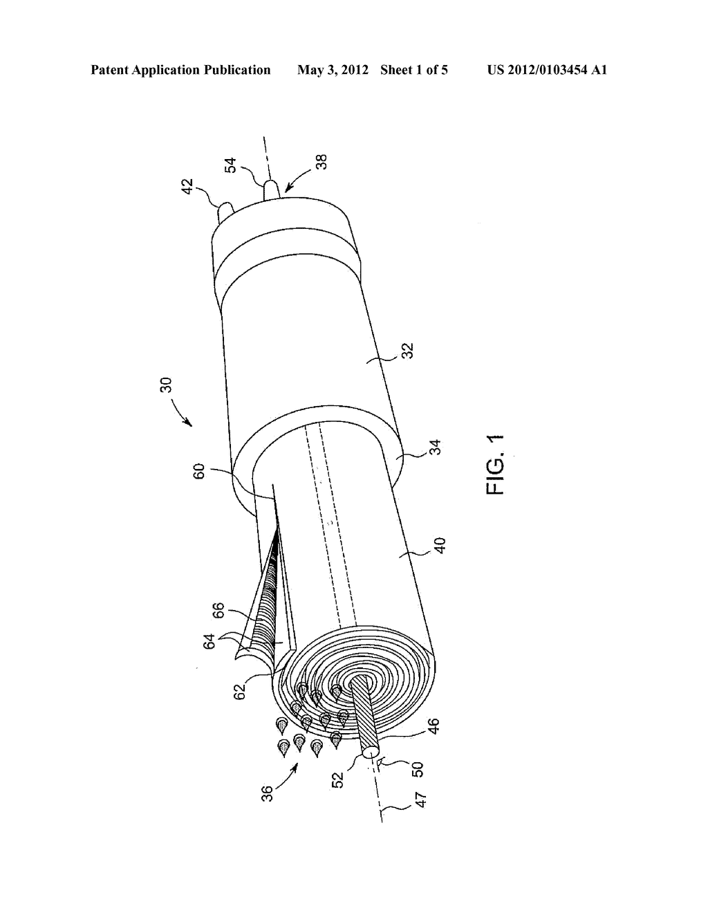 SPIRAL WOUND MEMBRANE ELEMENT PRODUCT WATER TUBE WITH EXTERNAL FLOW     GROOVES - diagram, schematic, and image 02