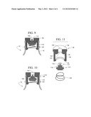 Spring loaded fluid safety dispenser system diagram and image