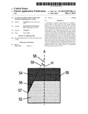 CUTTING ELEMENT STRUCTURE WITH SLOPED SUPERABRASIVE LAYER diagram and image